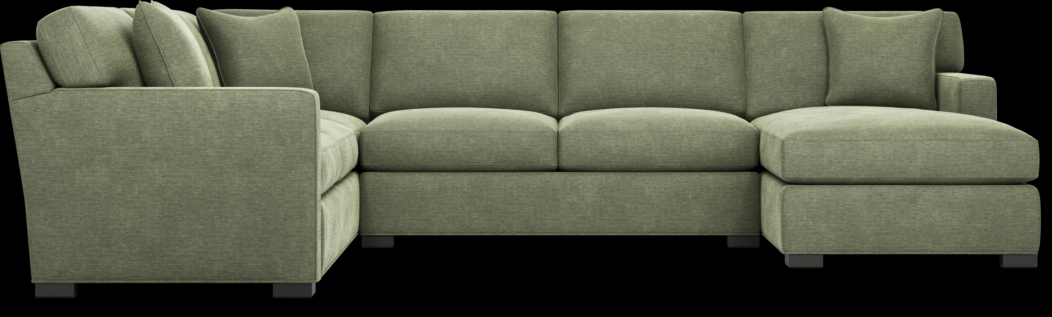 Harmonie Avocado 3 Pc Sectional - Thumbnail - Image 3