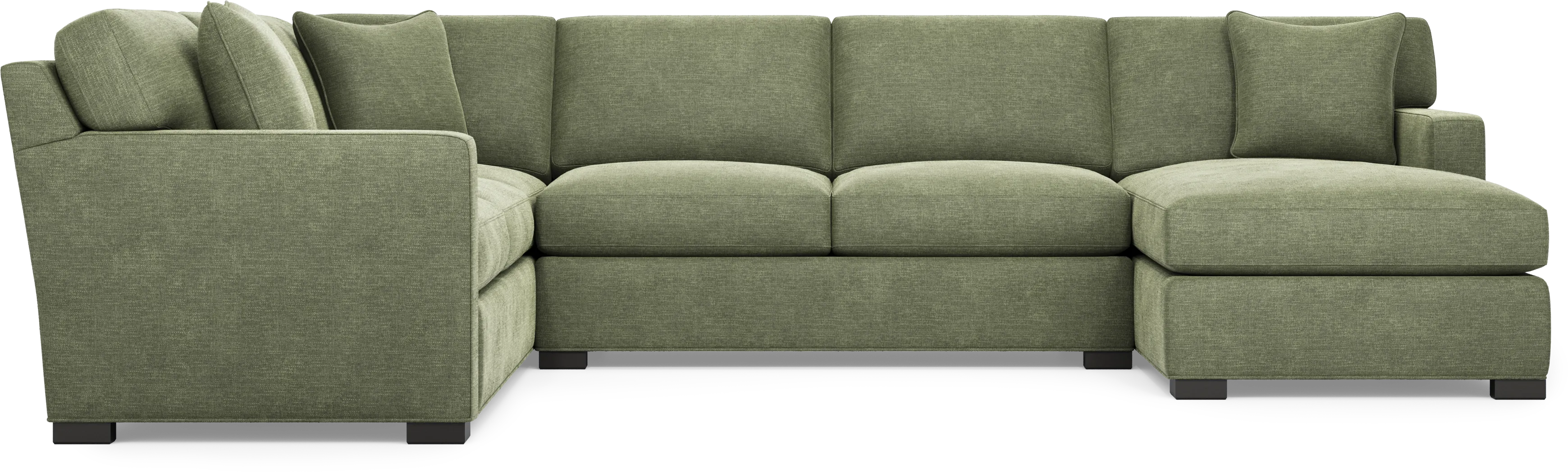 Harmonie Avocado 3 Pc Sectional - Thumbnail - Image 4