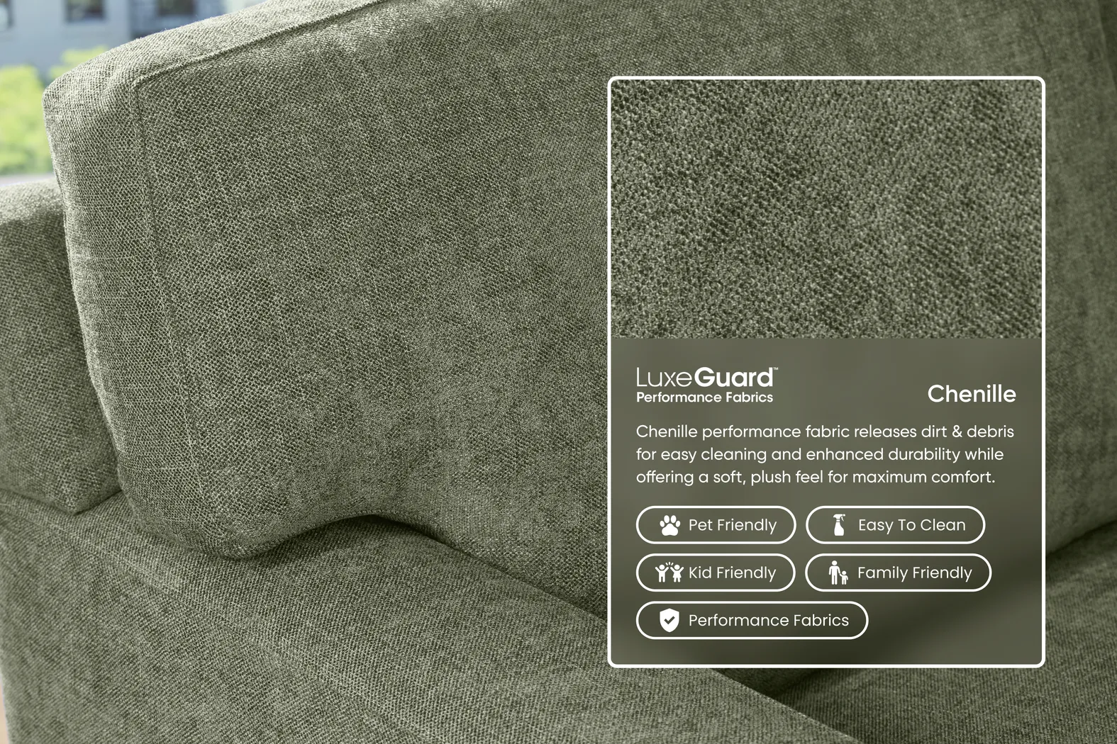 Harmonie Avocado 3 Pc Sectional - Thumbnail - Image 3