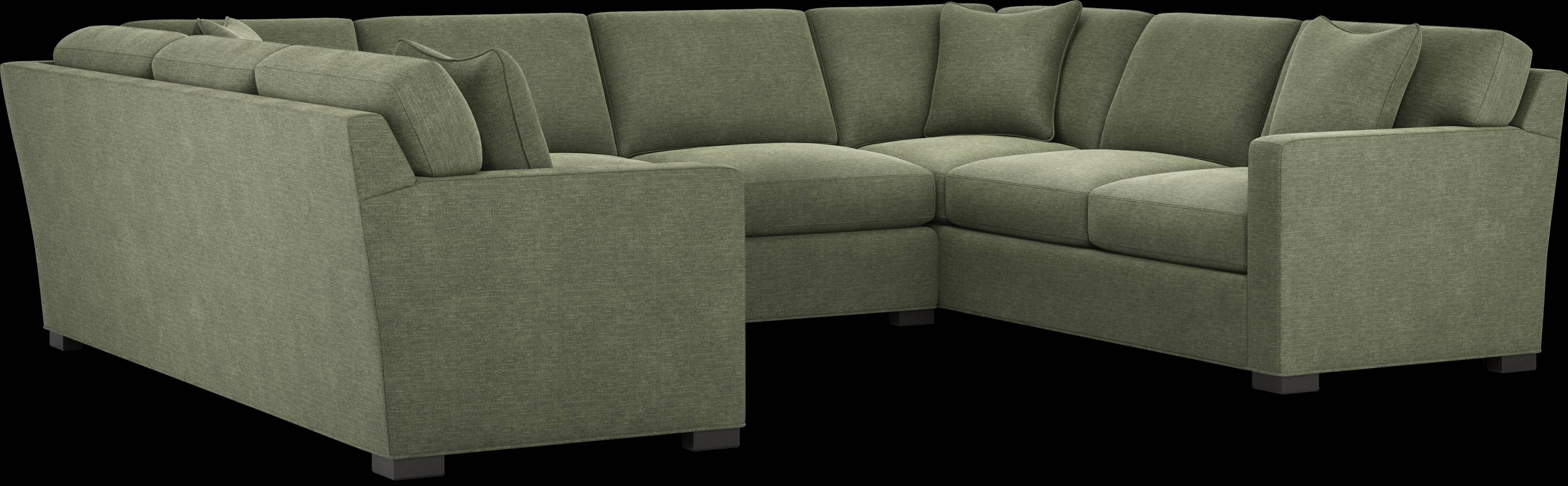 Harmonie Avocado 3 Pc Sectional - Thumbnail - Image 1