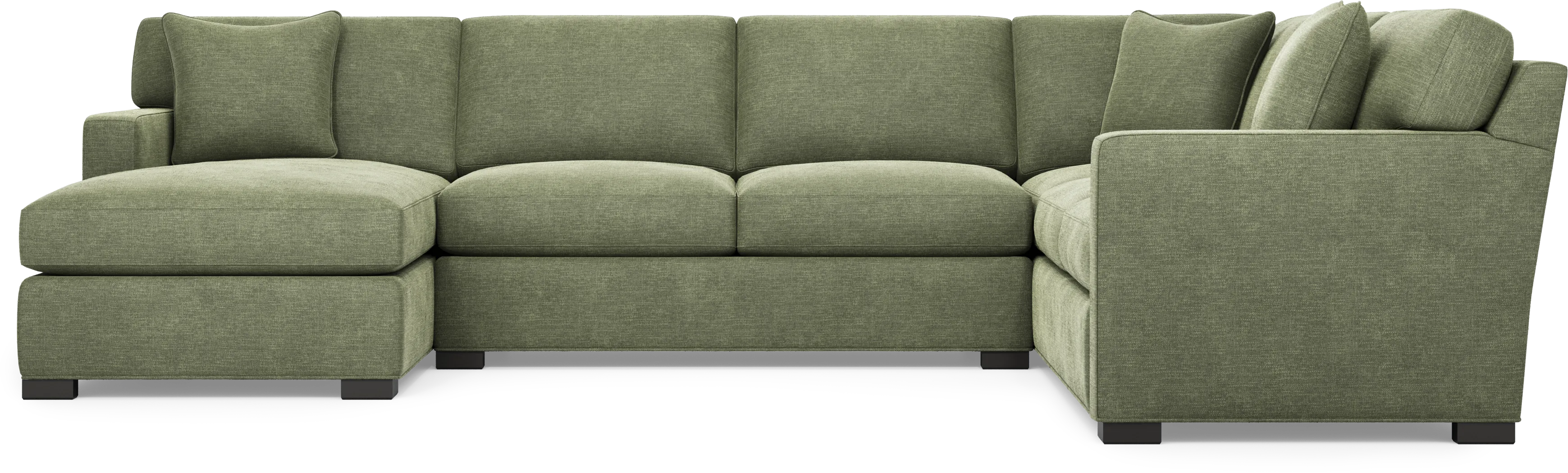 Harmonie Avocado 3 Pc Sleeper Sectional - Image 5