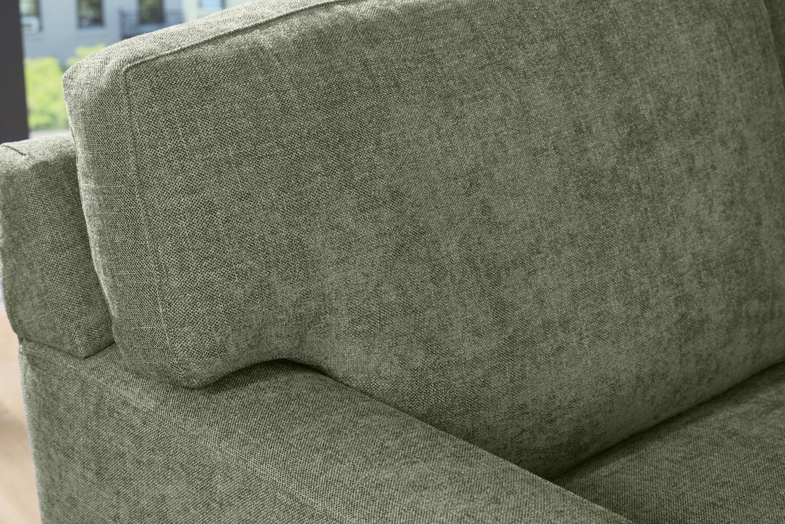 Harmonie Avocado Apartment Sleeper Sofa - Thumbnail - Image 4