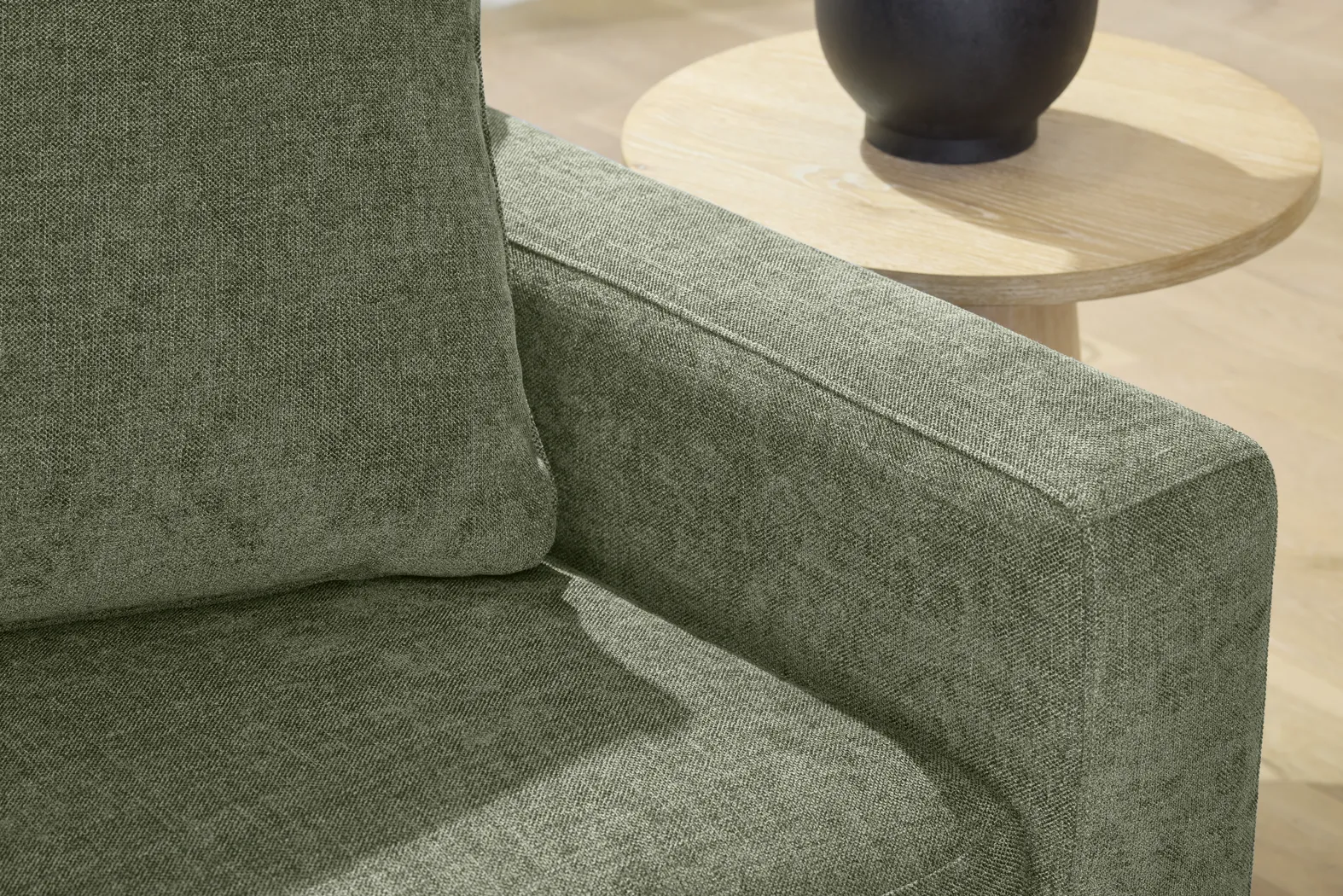 Harmonie Avocado 7 Pc Living Room with Sleeper Sofa - Thumbnail - Image 7