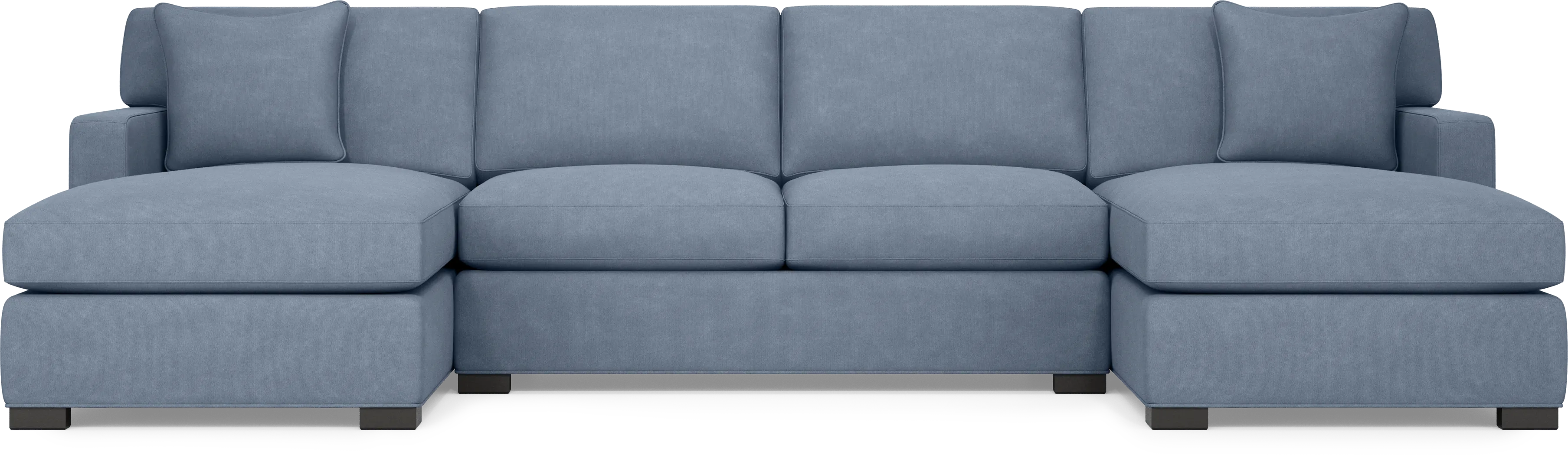 Harmonie Blue 3 Pc Sectional - Thumbnail - Image 4