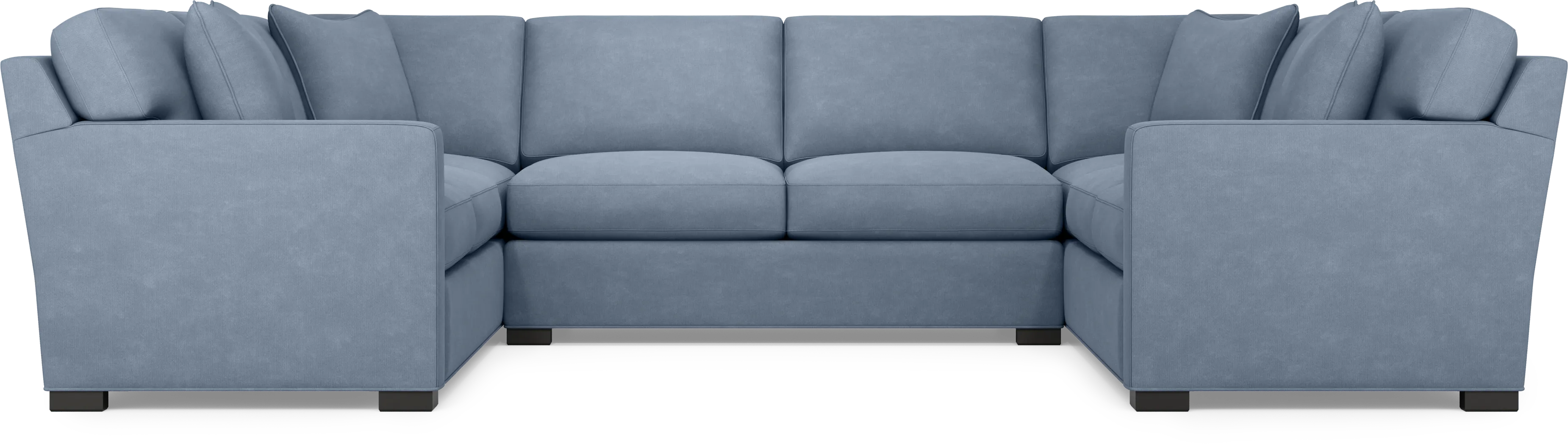Harmonie Blue 3 Pc Sectional - Thumbnail - Image 3