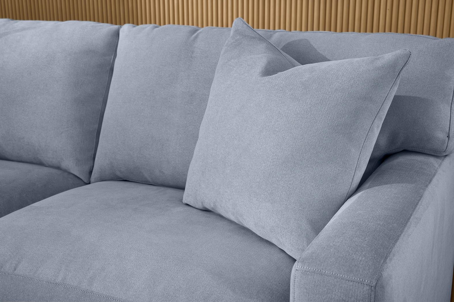 Harmonie Blue Apartment Sofa - Thumbnail - Image 3