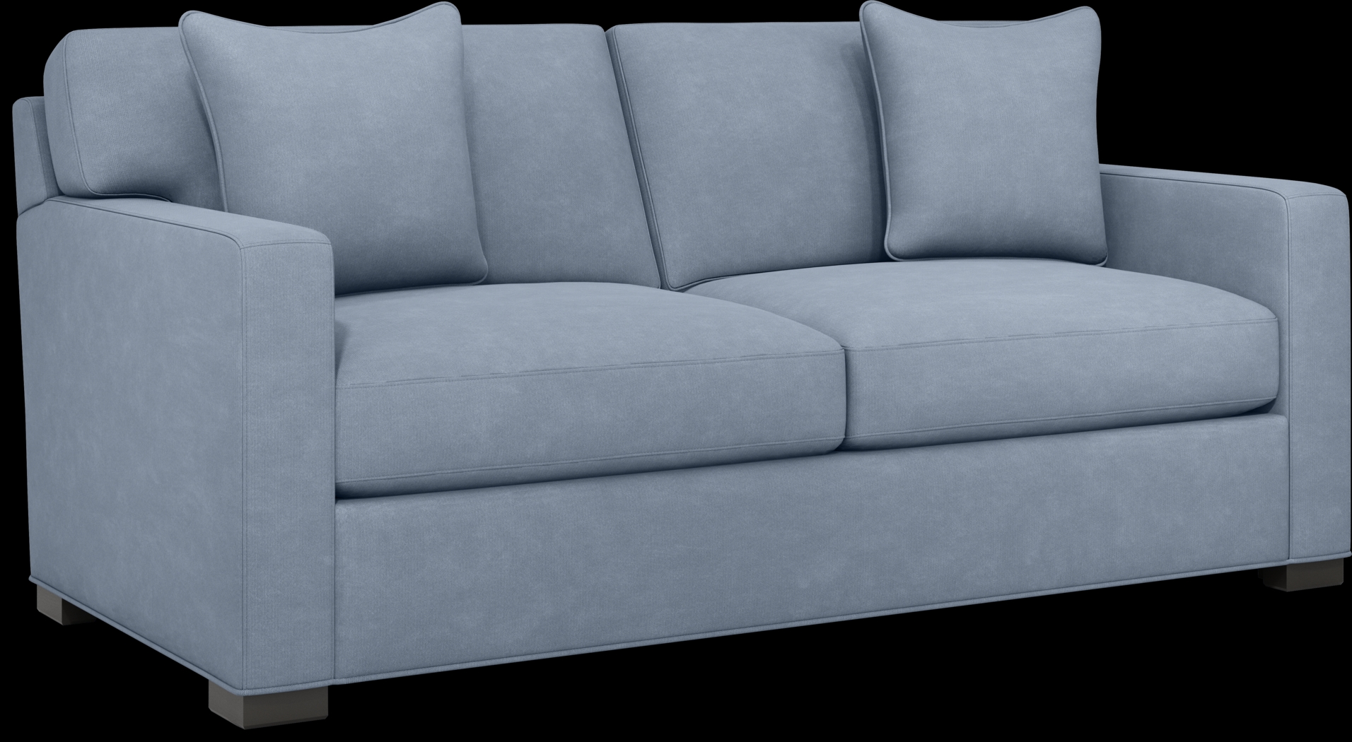 Harmonie Blue Apartment Sofa - Thumbnail - Image 2