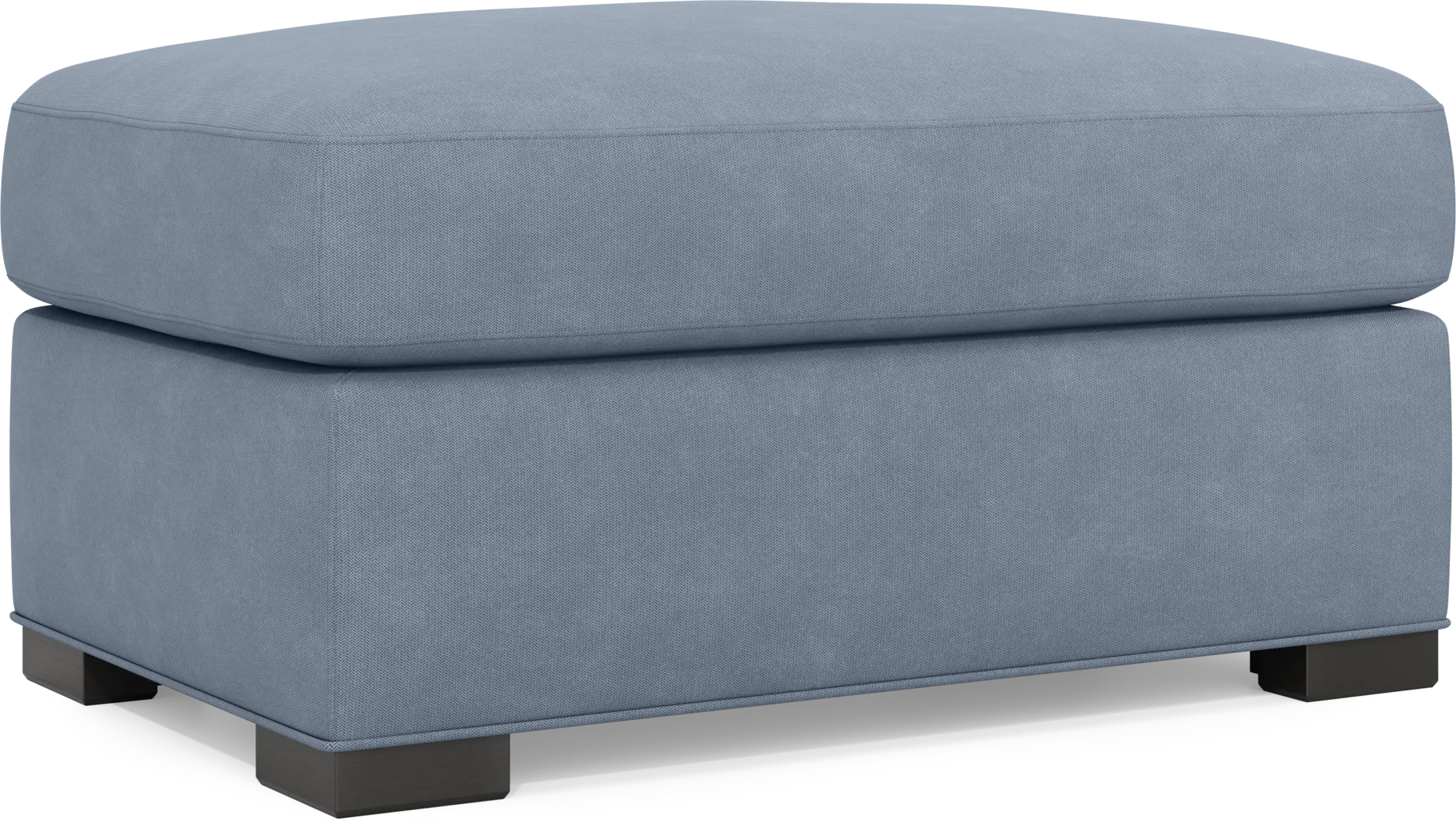 Harmonie Blue Ottoman - Thumbnail - Image 1