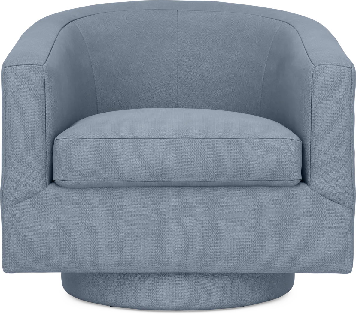 Harmonie Blue Swivel Chair - Thumbnail - Image 3