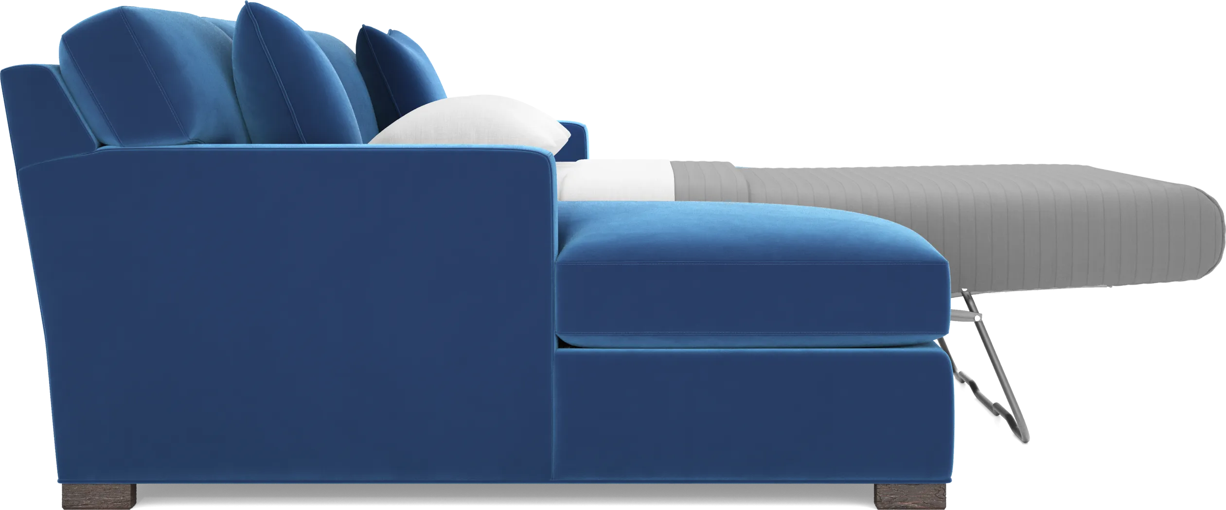 Harmonie Cobalt 3 PC Gel Foam Sleeper Sectional - Thumbnail - Image 5
