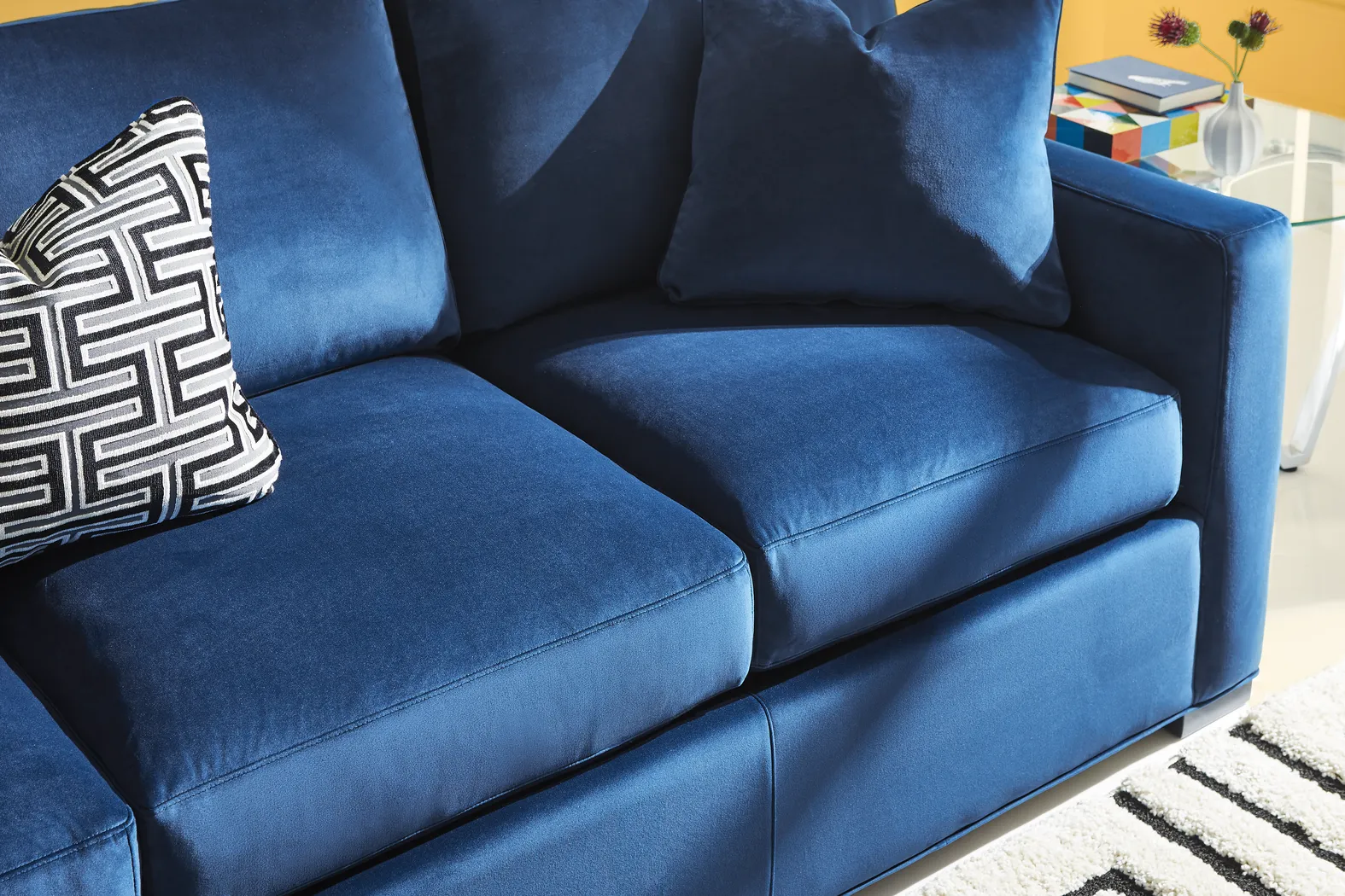 Harmonie Cobalt 3 Pc Sleeper Sectional - Thumbnail - Image 9