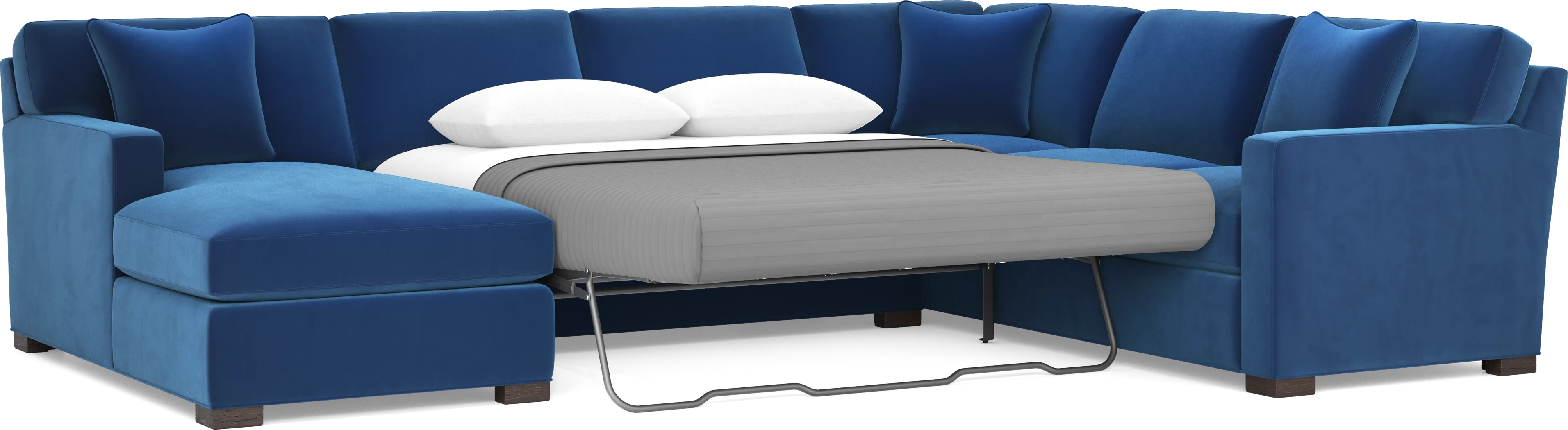 Harmonie Cobalt 3 Pc Sleeper Sectional - Thumbnail - Image 5
