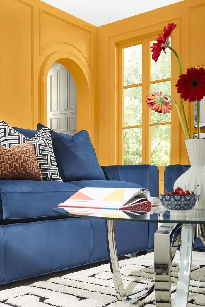 Harmonie Cobalt Sleeper Sofa - Image 11