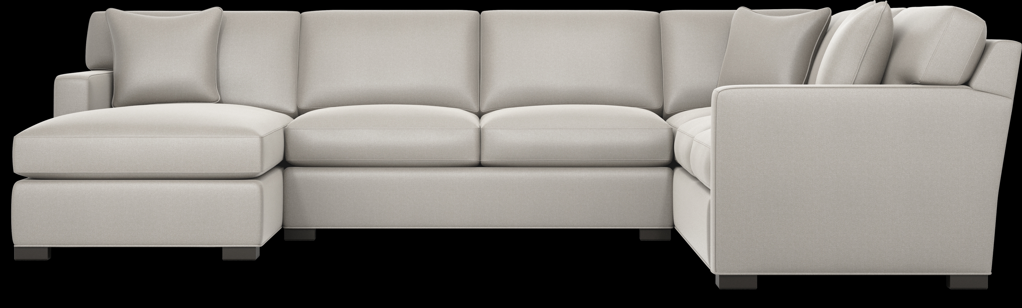 Harmonie Dove 3 Pc Sectional - Thumbnail - Image 3