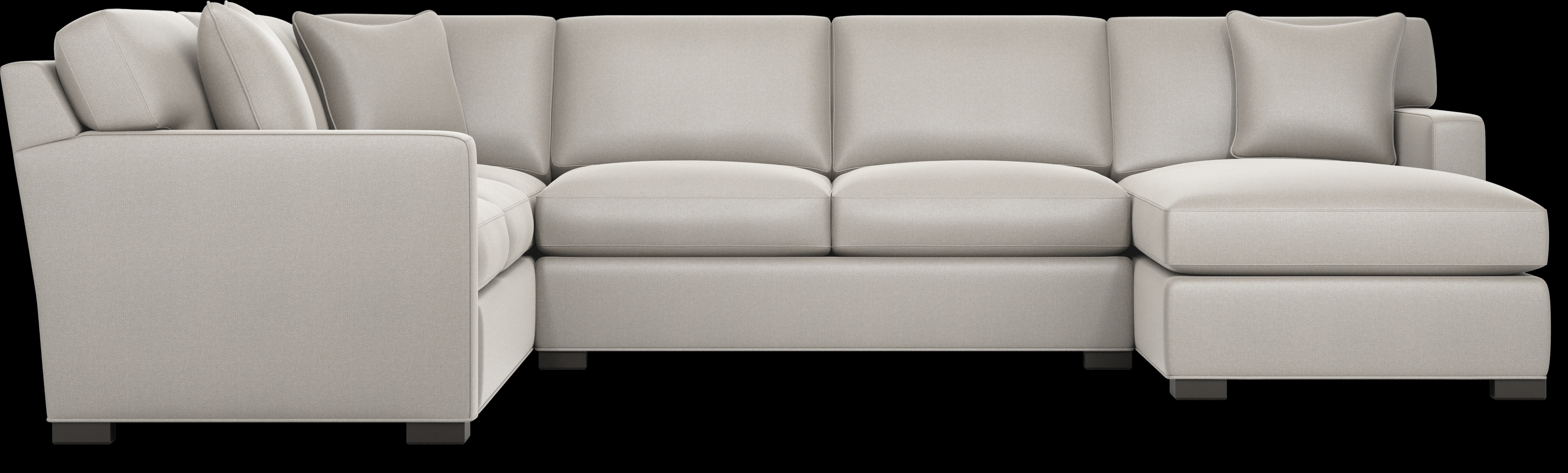 Harmonie Dove 3 Pc Sectional - Thumbnail - Image 3