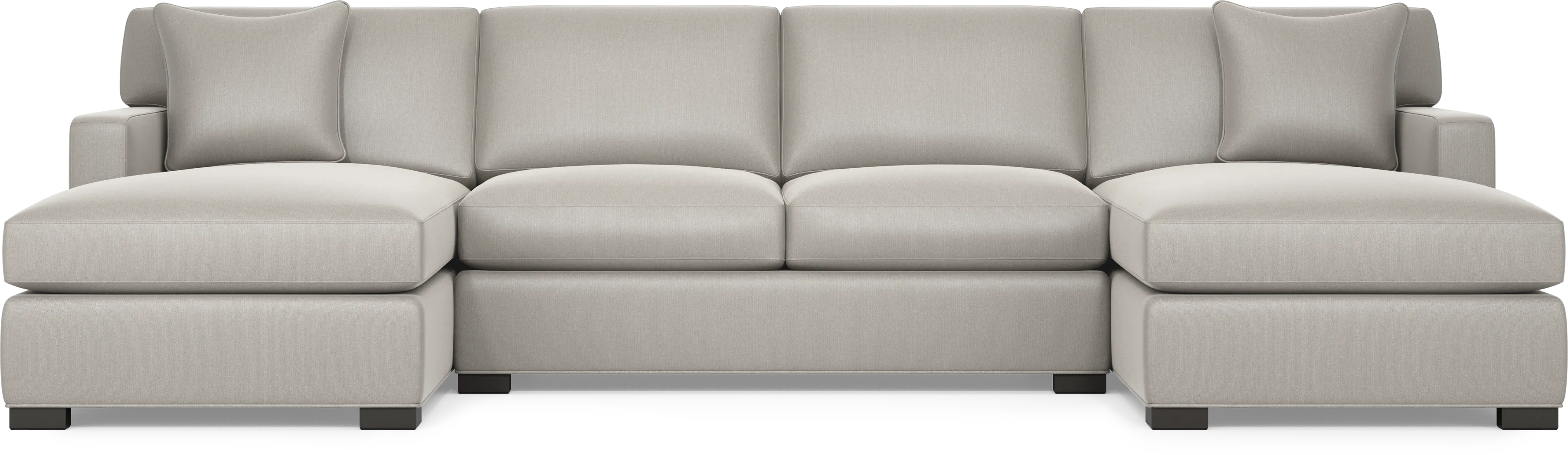 Harmonie Dove 3 Pc Sleeper Sectional - Image 5