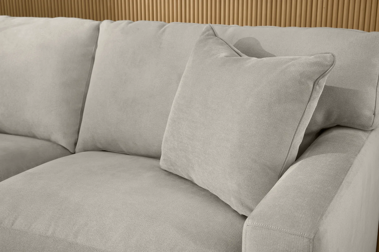 Harmonie Dove 3 Pc Sleeper Sectional - Image 7