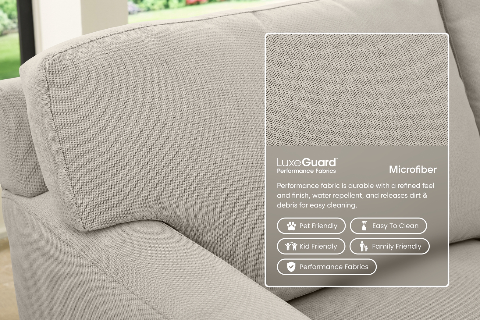 Harmonie Dove Gel Foam Sleeper Sofa - Thumbnail - Image 2