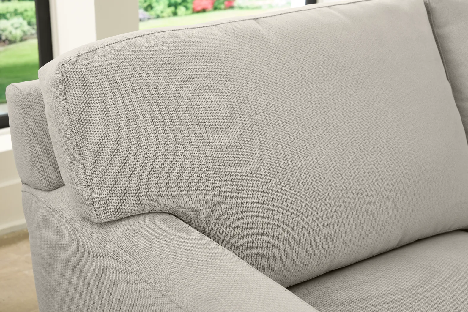 Harmonie Dove 7 Pc Living Room with Gel Foam Sleeper Sofa - Thumbnail - Image 8