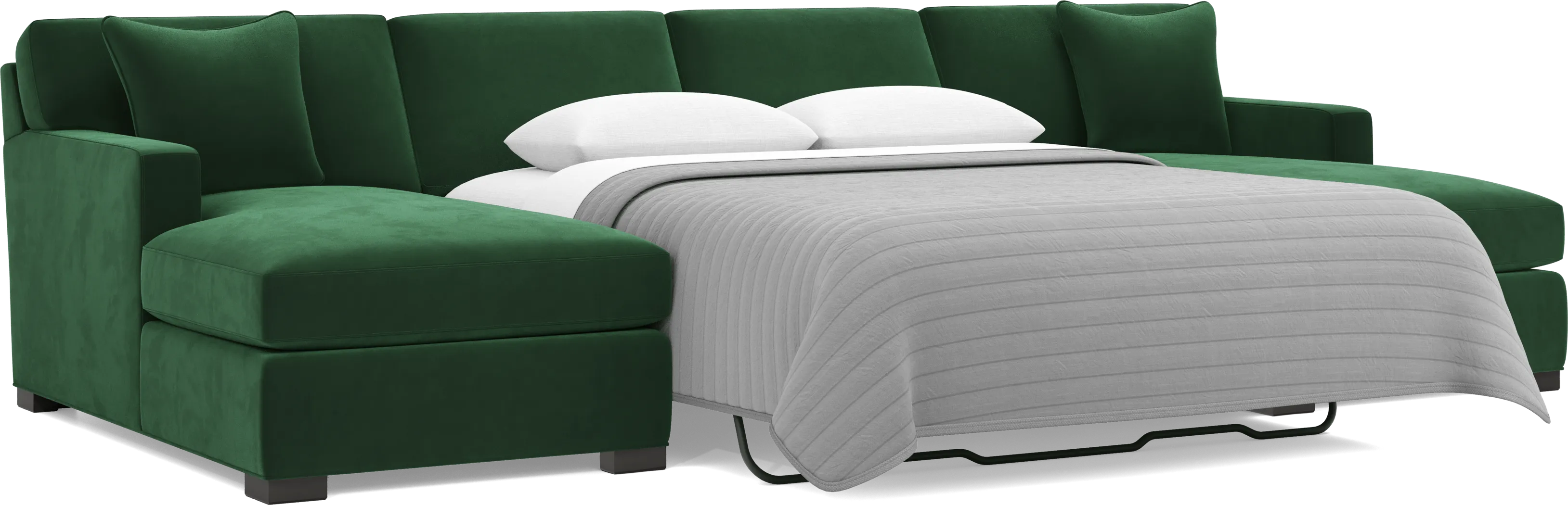 Harmonie Emerald 3 Pc Sleeper Sectional - Thumbnail - Image 2