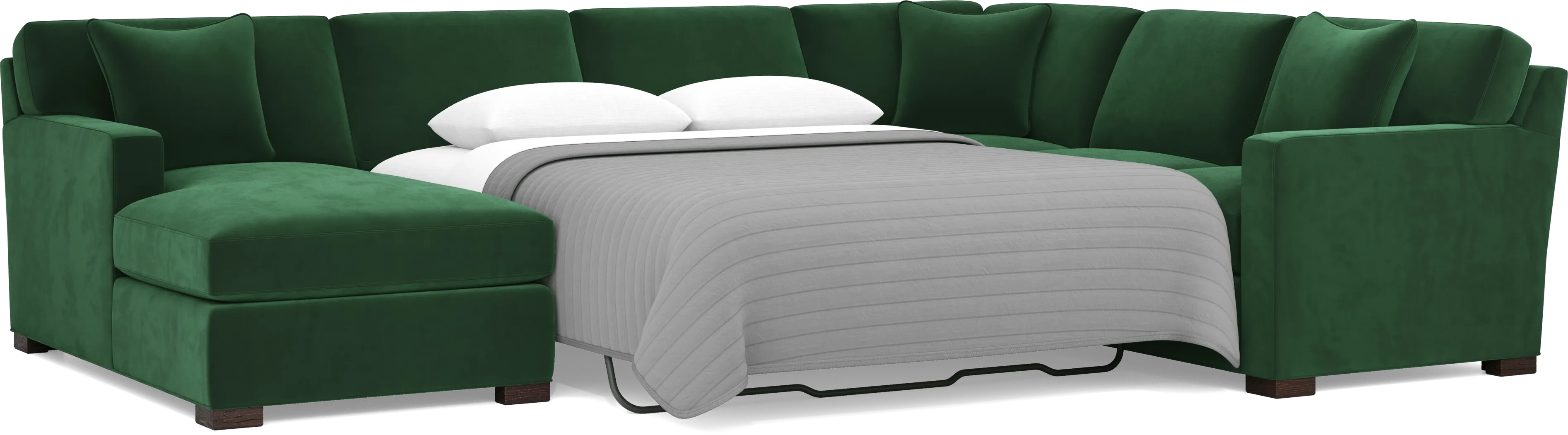 Harmonie Emerald 3 Pc Sleeper Sectional - Thumbnail - Image 3