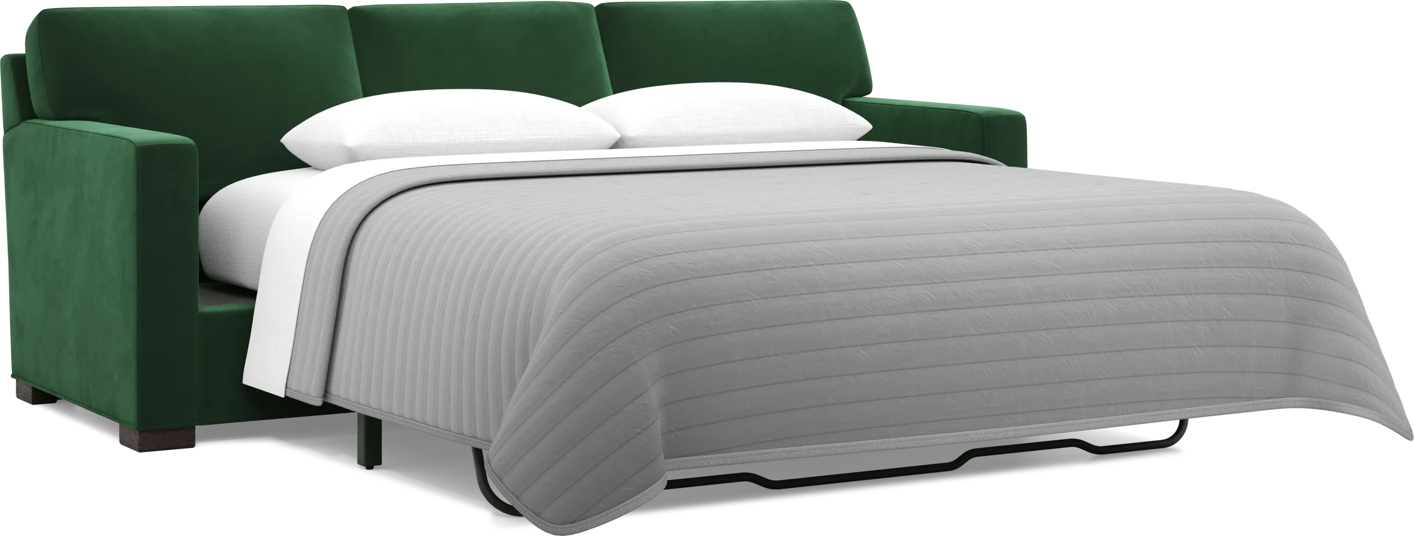 Harmonie Evergreen Gel Foam Sleeper Sofa - Thumbnail - Image 2