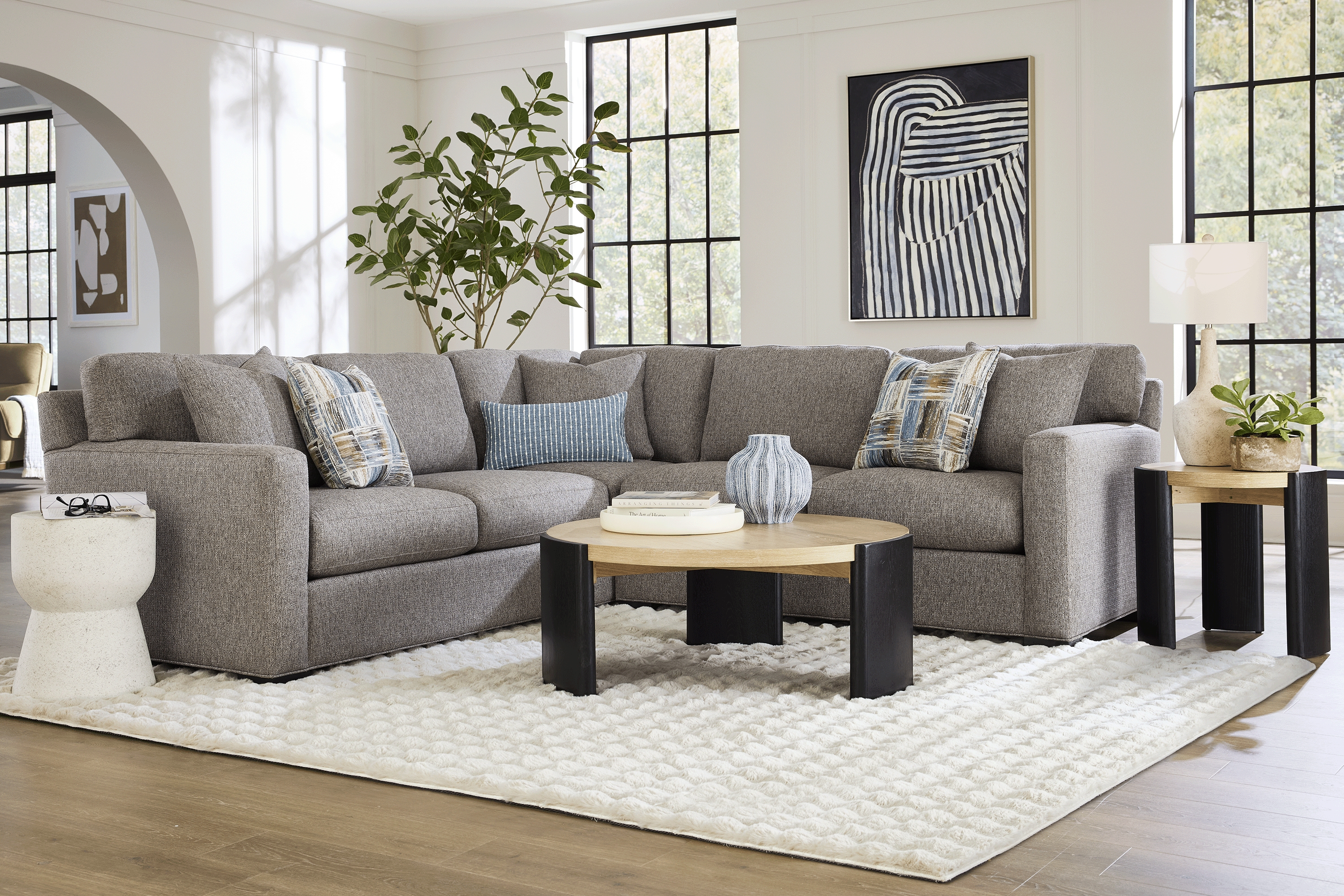 Harmonie Gray 2 Pc Sectional - Thumbnail - Image 2