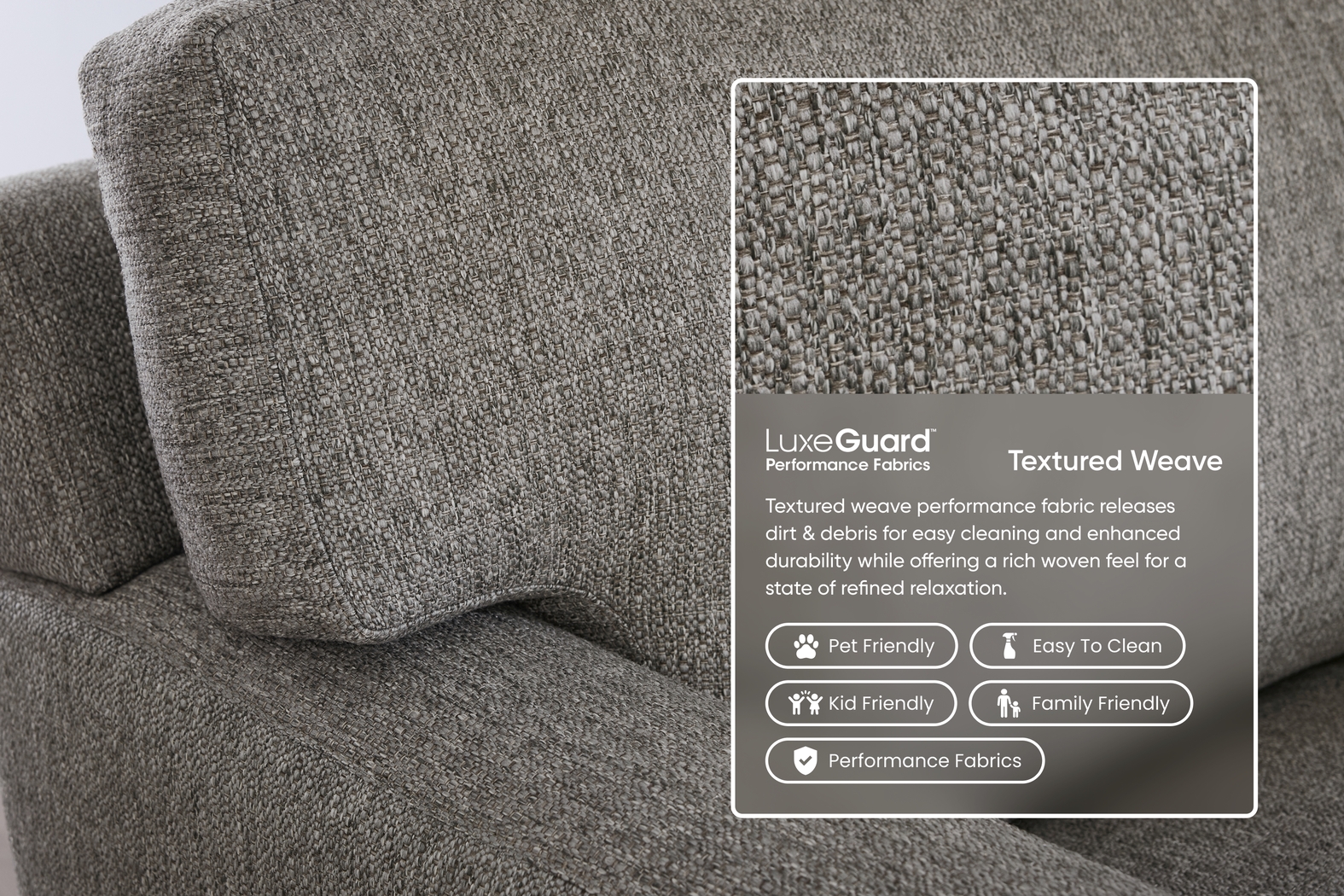 Harmonie Gray 3 Pc Gel Foam Sleeper Sectional - Thumbnail - Image 3