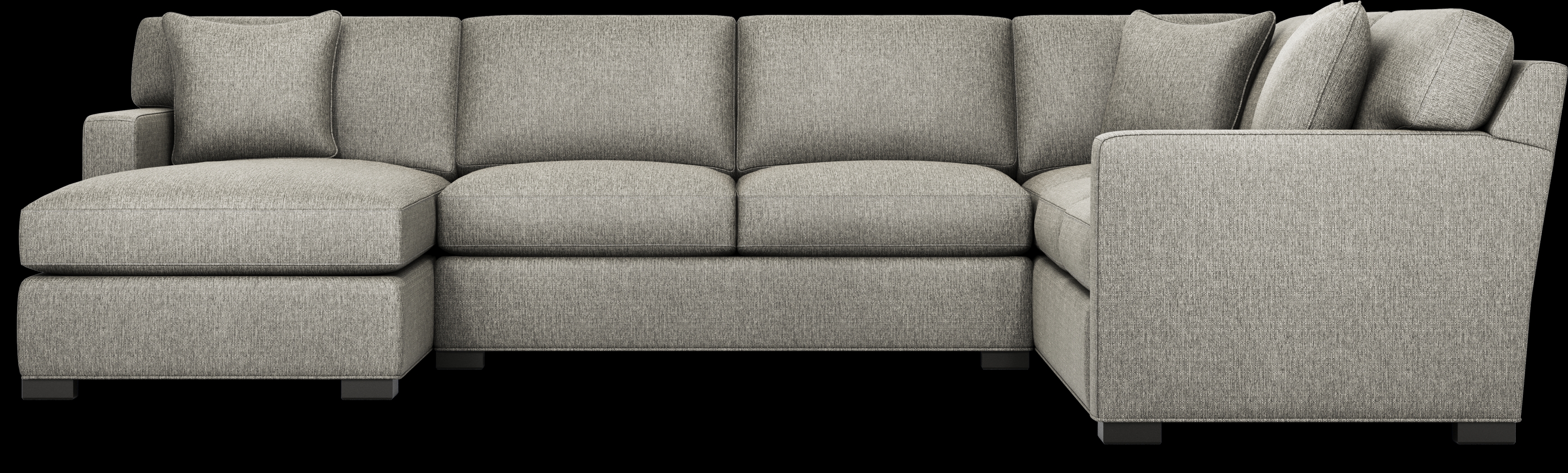 Harmonie Gray 3 Pc Sectional - Thumbnail - Image 3