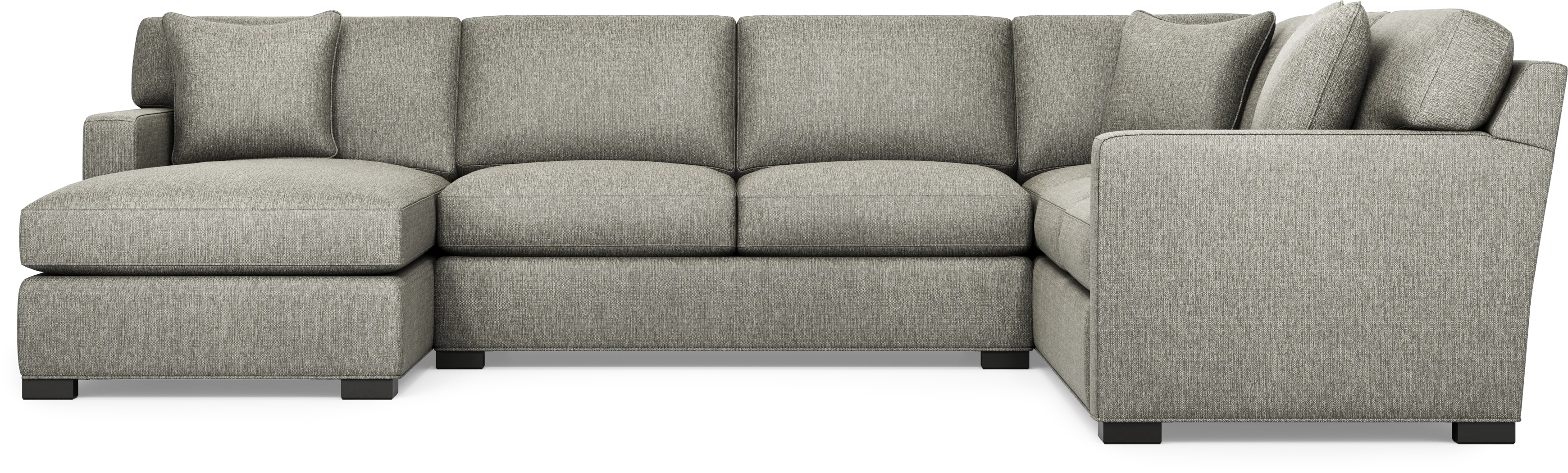 Harmonie Gray 3 Pc Sectional - Thumbnail - Image 4