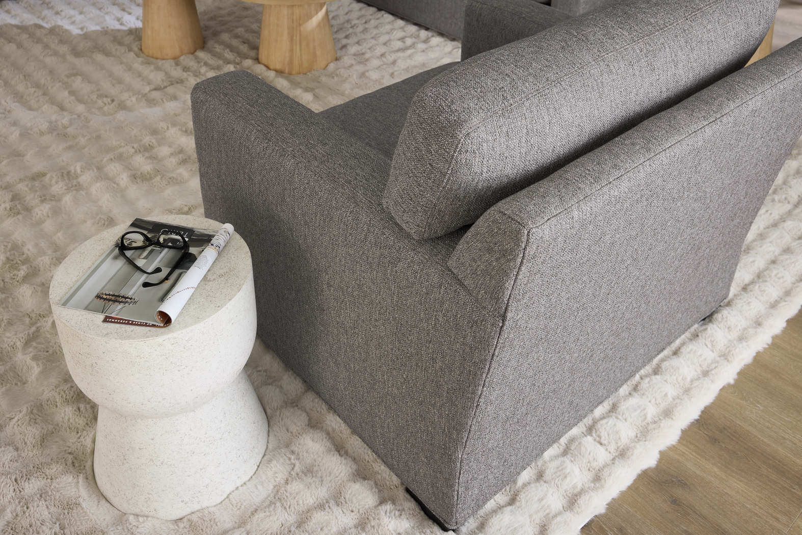 Harmonie Gray Chair - Thumbnail - Image 3