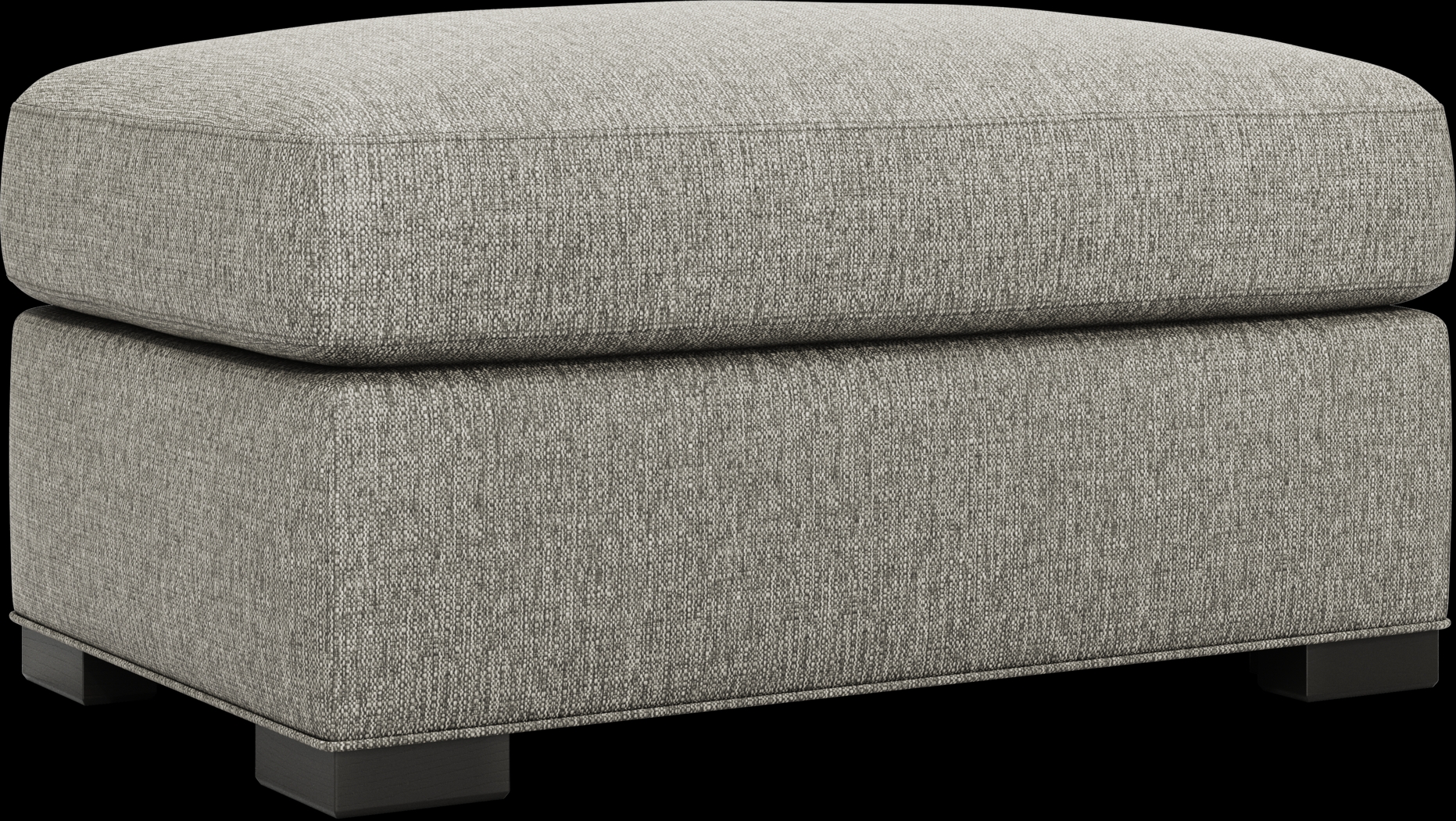 Harmonie Gray Ottoman - Thumbnail - Image 1