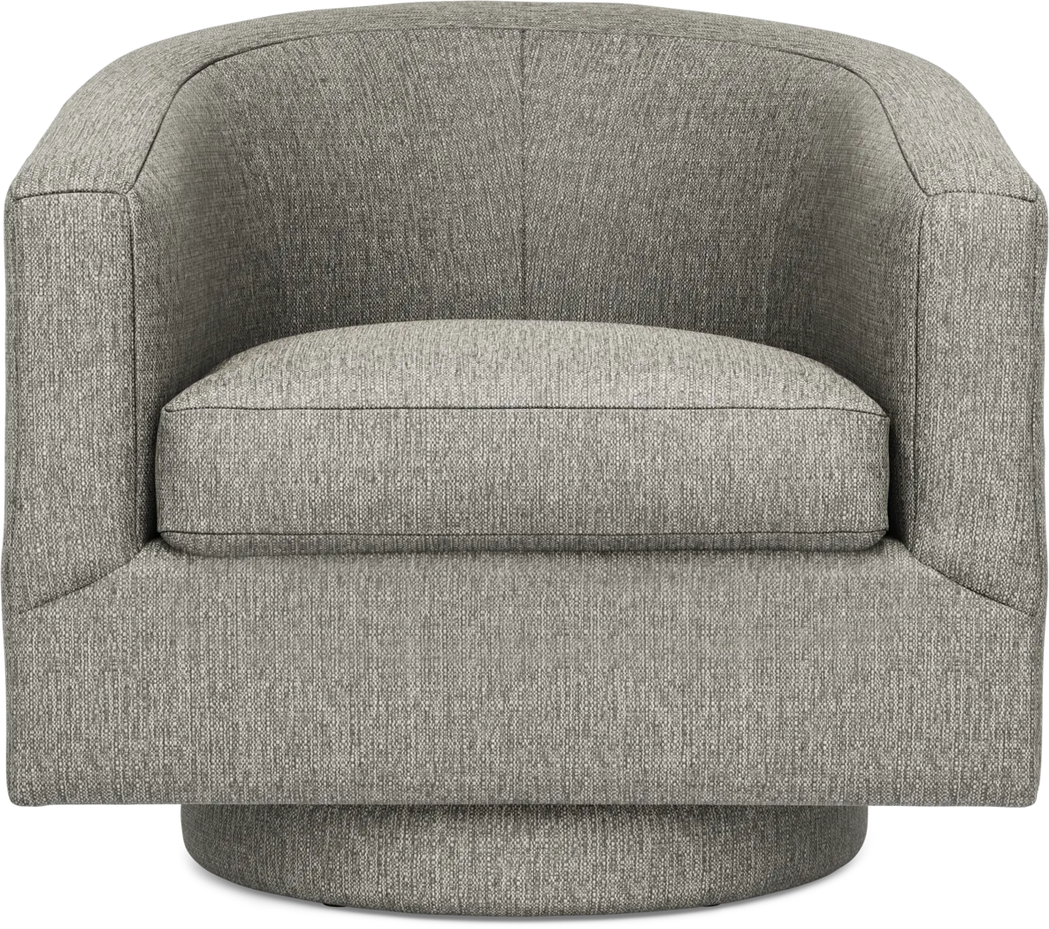 Harmonie Gray Swivel Chair - Thumbnail - Image 3