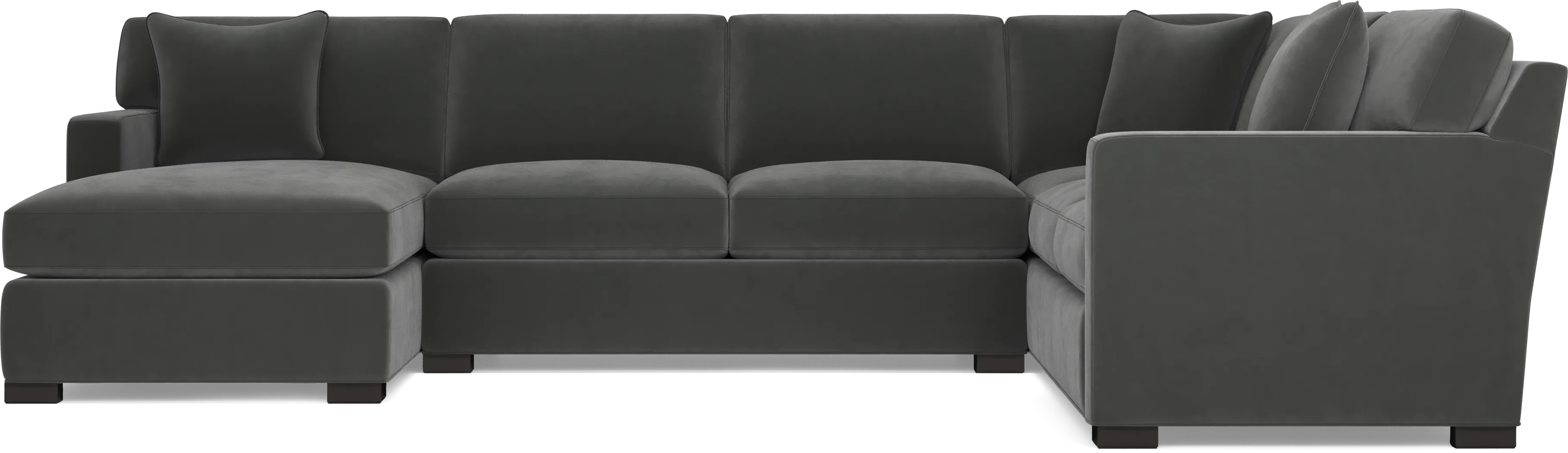 Harmonie Gunmetal 3 Pc Sectional - Image 4