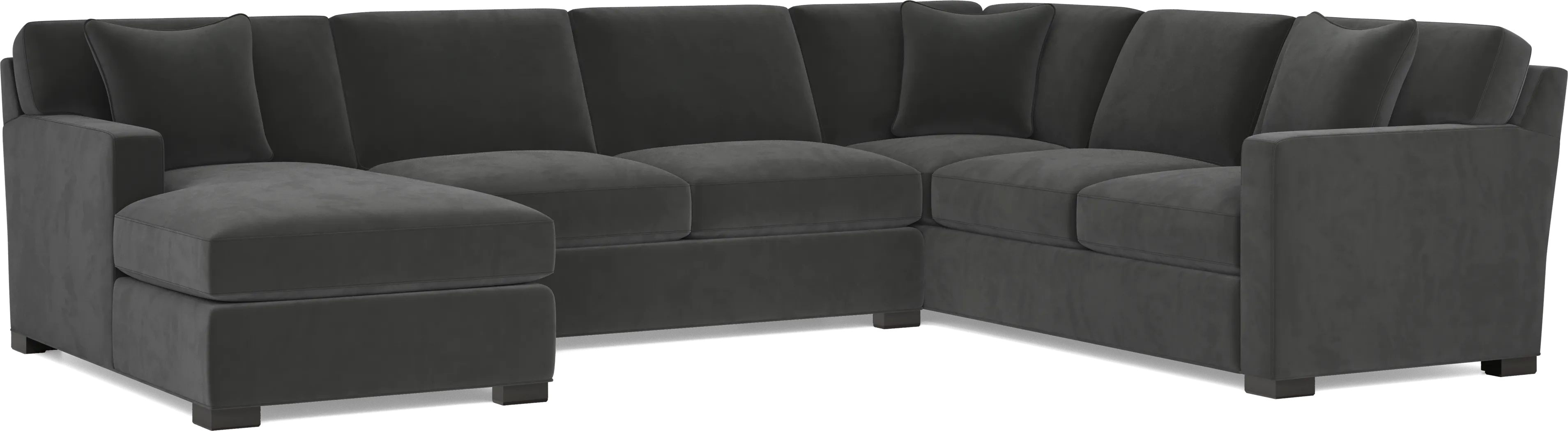 Harmonie Gunmetal 3 Pc Sectional - Image 2
