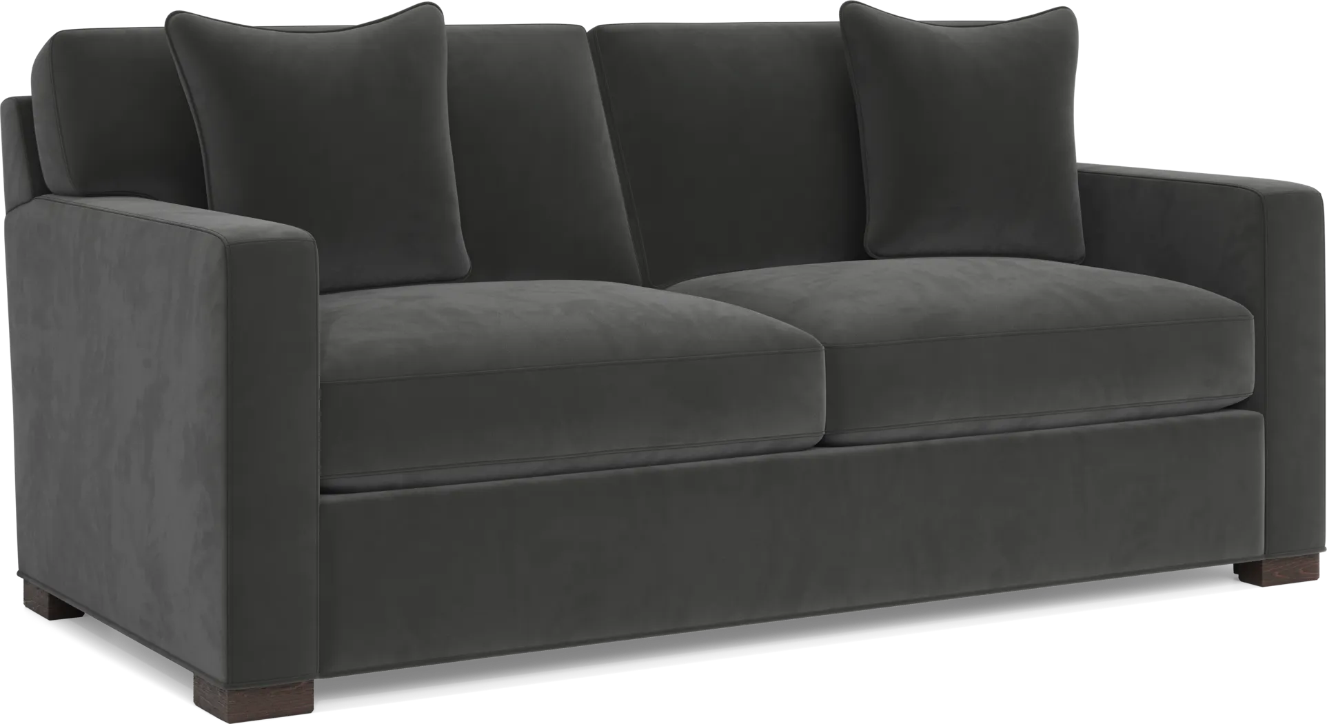 Harmonie Gunmetal Apartment Gel Foam Sleeper Sofa - Thumbnail - Image 2