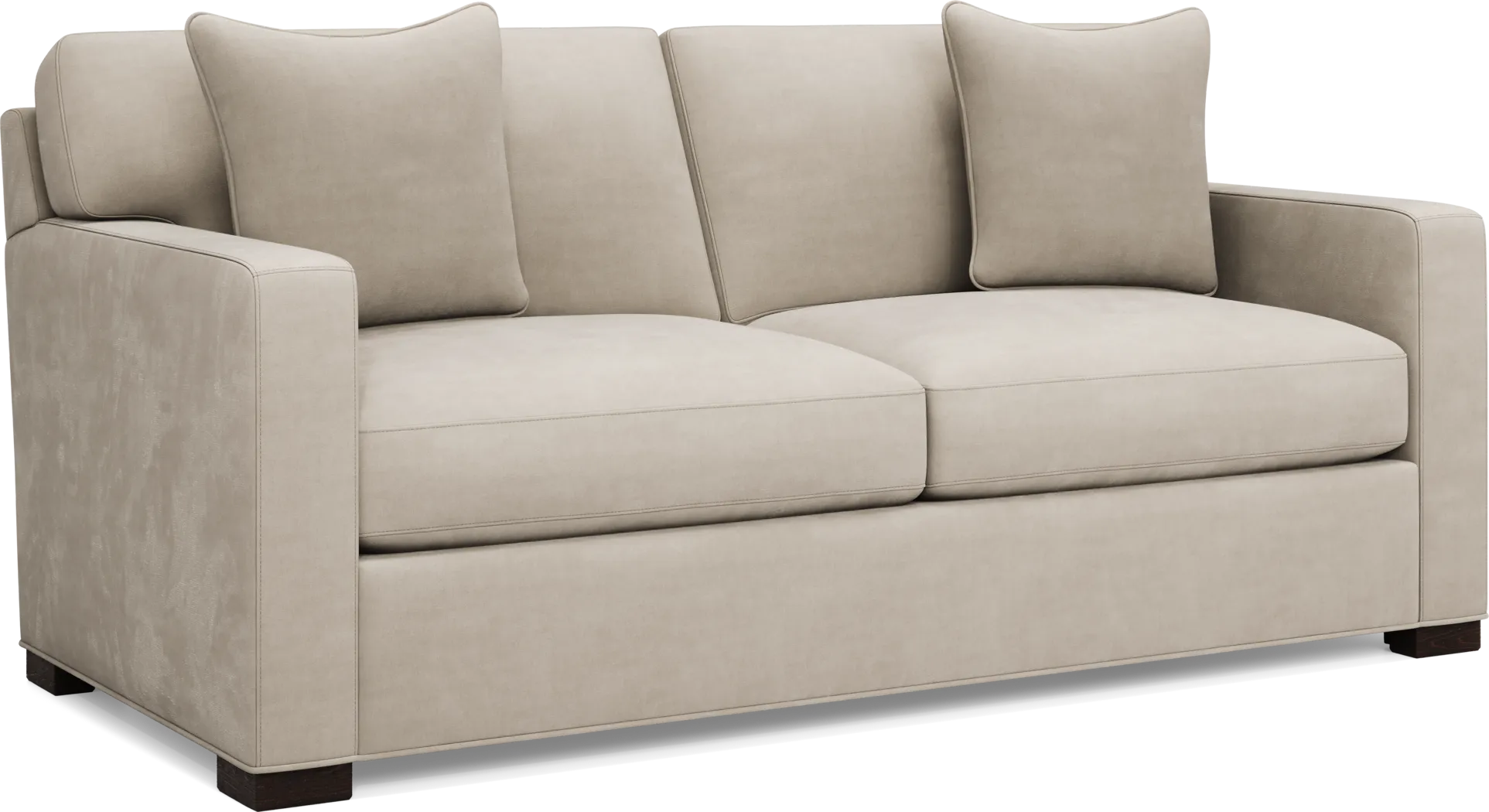 Harmonie Light Taupe Apartment Sofa - Thumbnail - Image 2