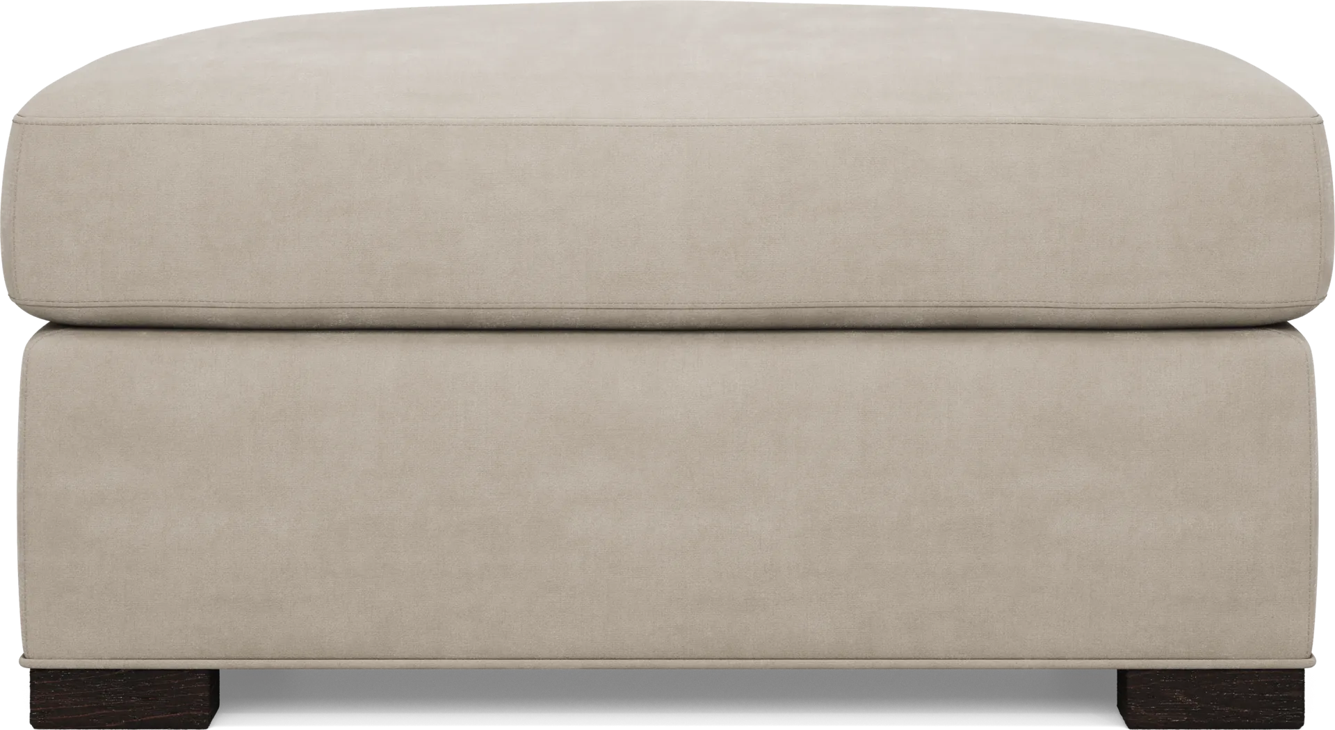 Harmonie Light Taupe Ottoman - Thumbnail - Image 2