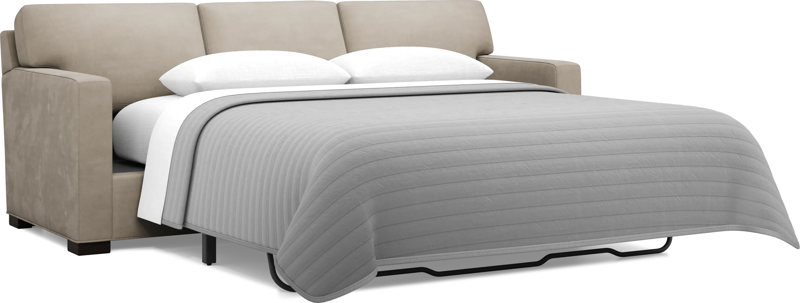 Harmonie Light Taupe Sleeper Sofa - Thumbnail - Image 2