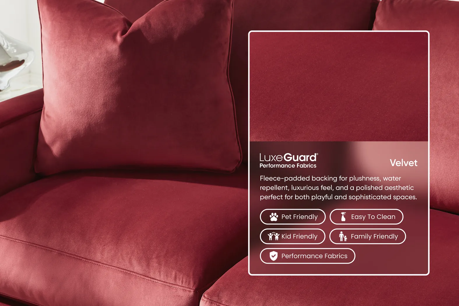 Harmonie Ruby Ottoman - Image 2