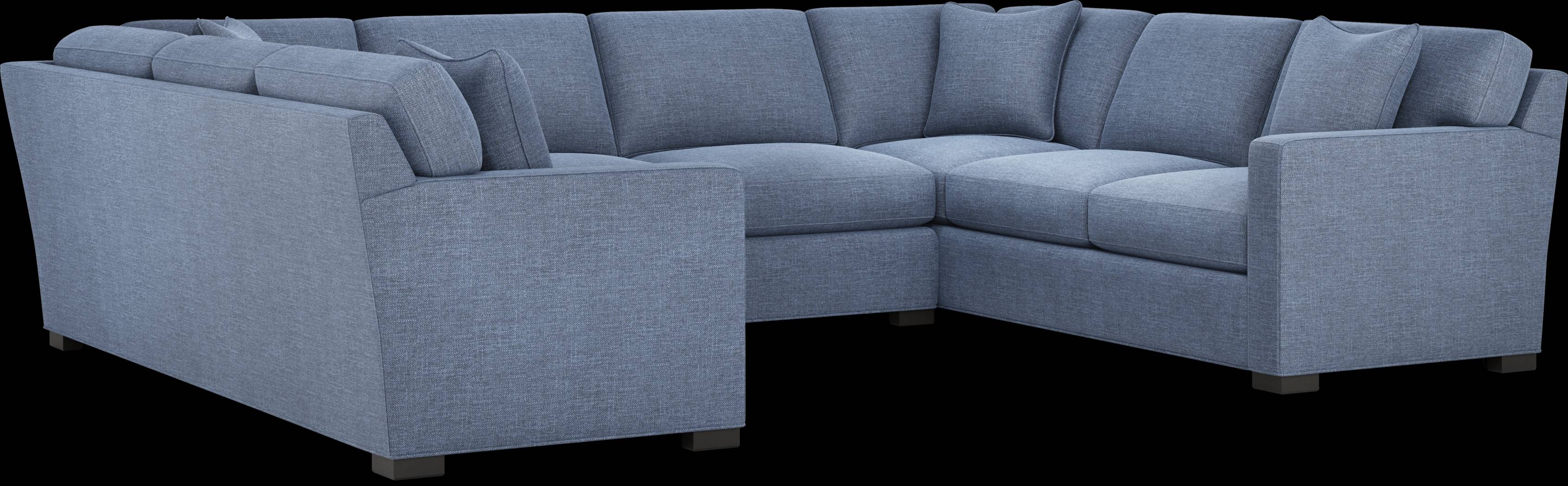 Harmonie Sapphire 3 Pc Sectional - Thumbnail - Image 1