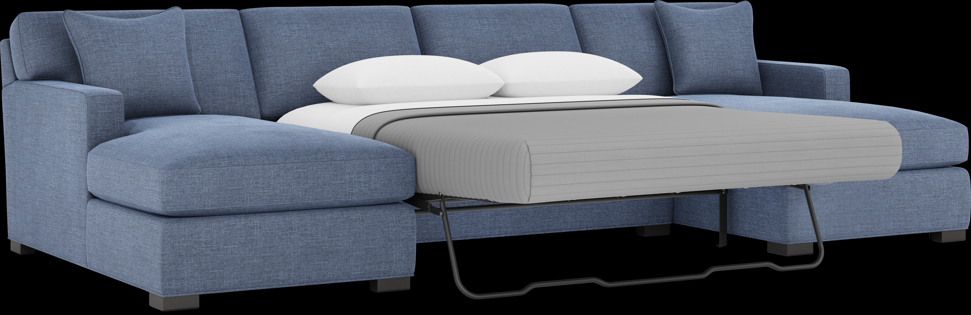 Harmonie Sapphire 3 Pc Sleeper Sectional - Thumbnail - Image 3