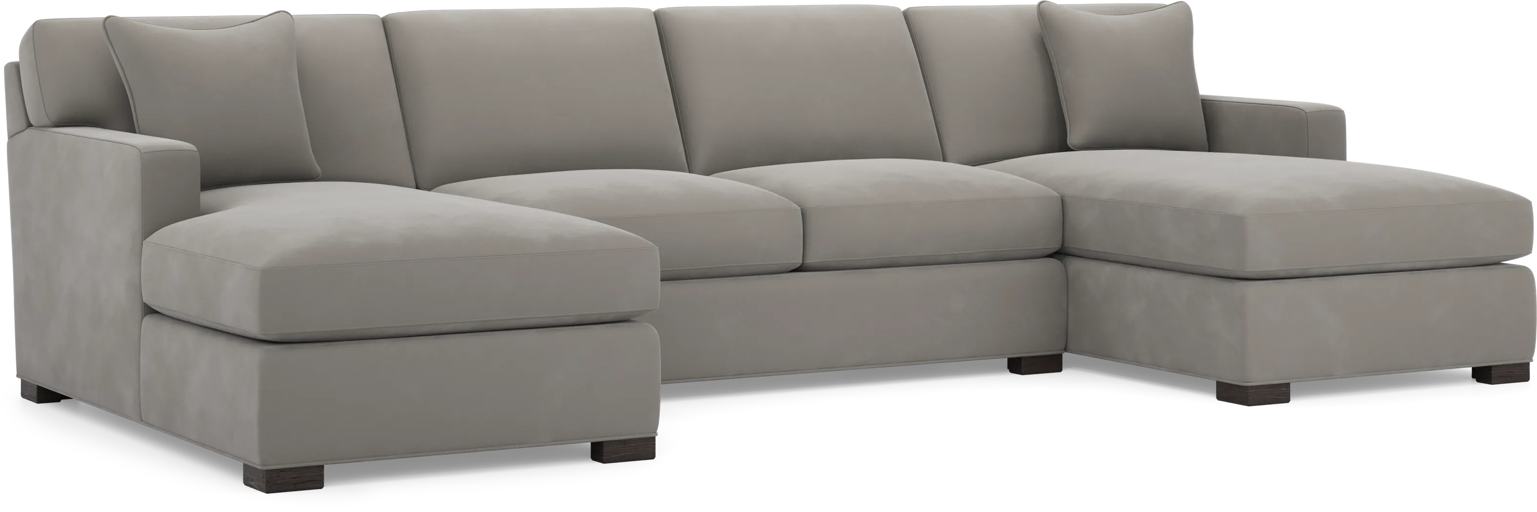 Harmonie Steel 3 Pc Gel Foam Sleeper Sectional - Thumbnail - Image 1