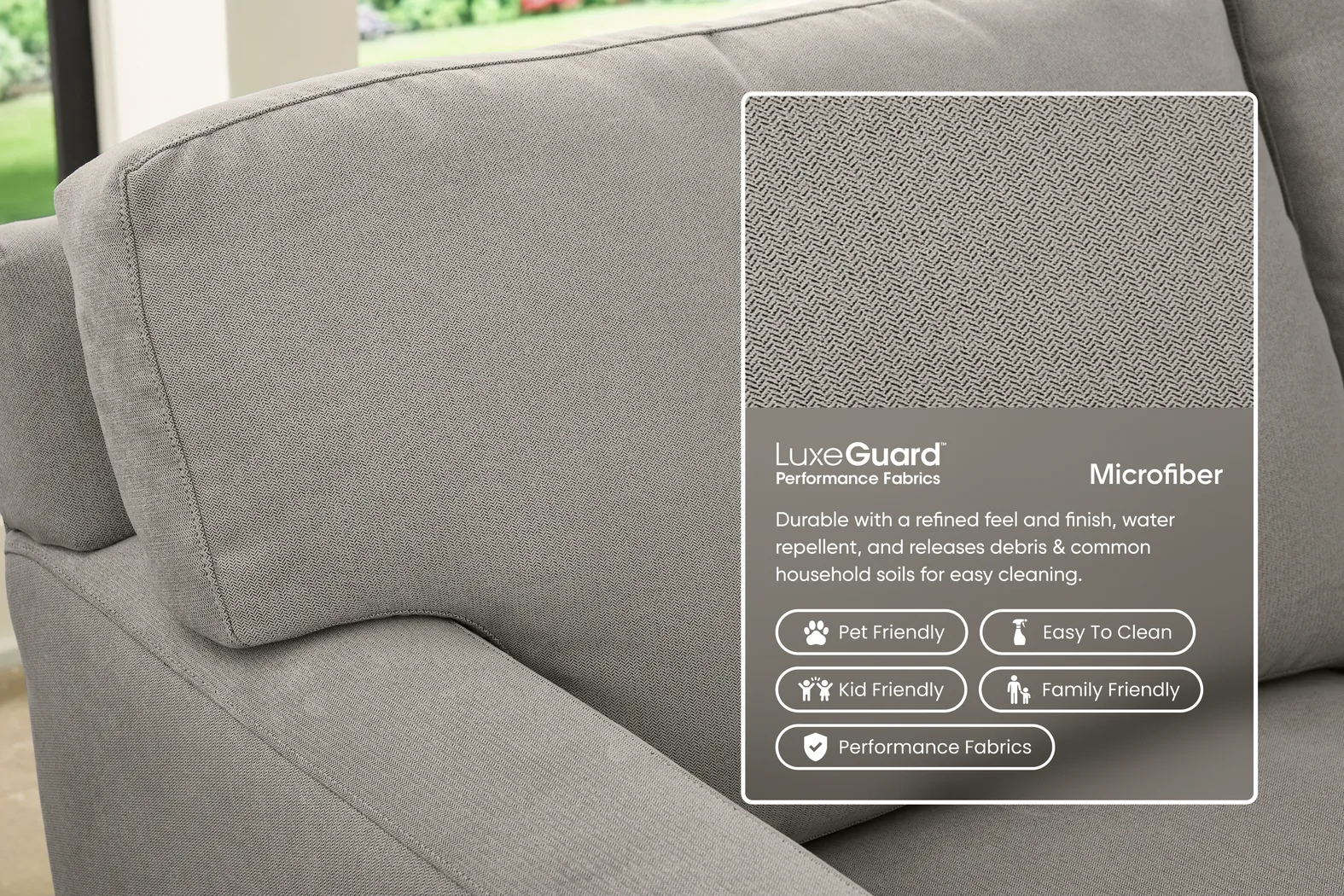 Harmonie Steel Ottoman - Thumbnail - Image 2