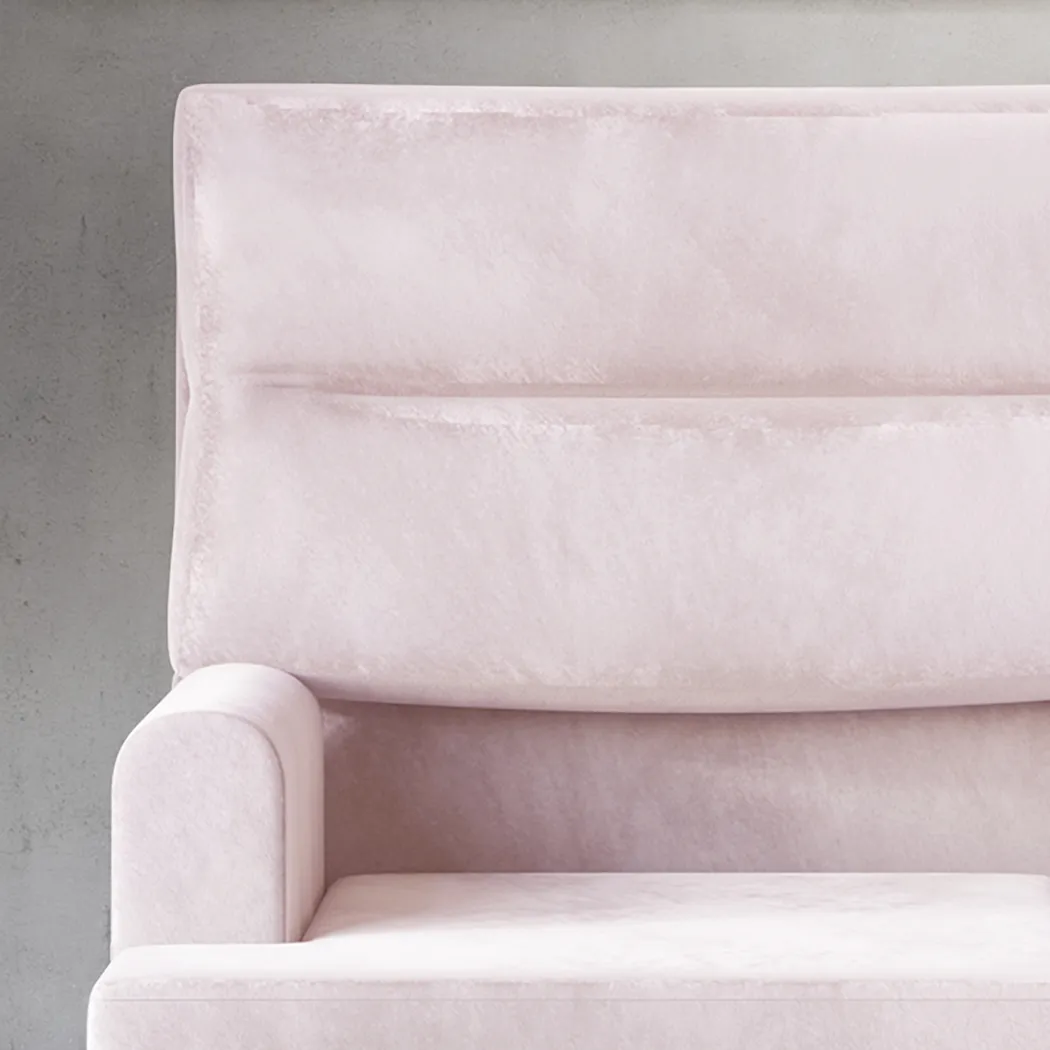 Harmse Pink Accent Chair and Ottoman - Image 6