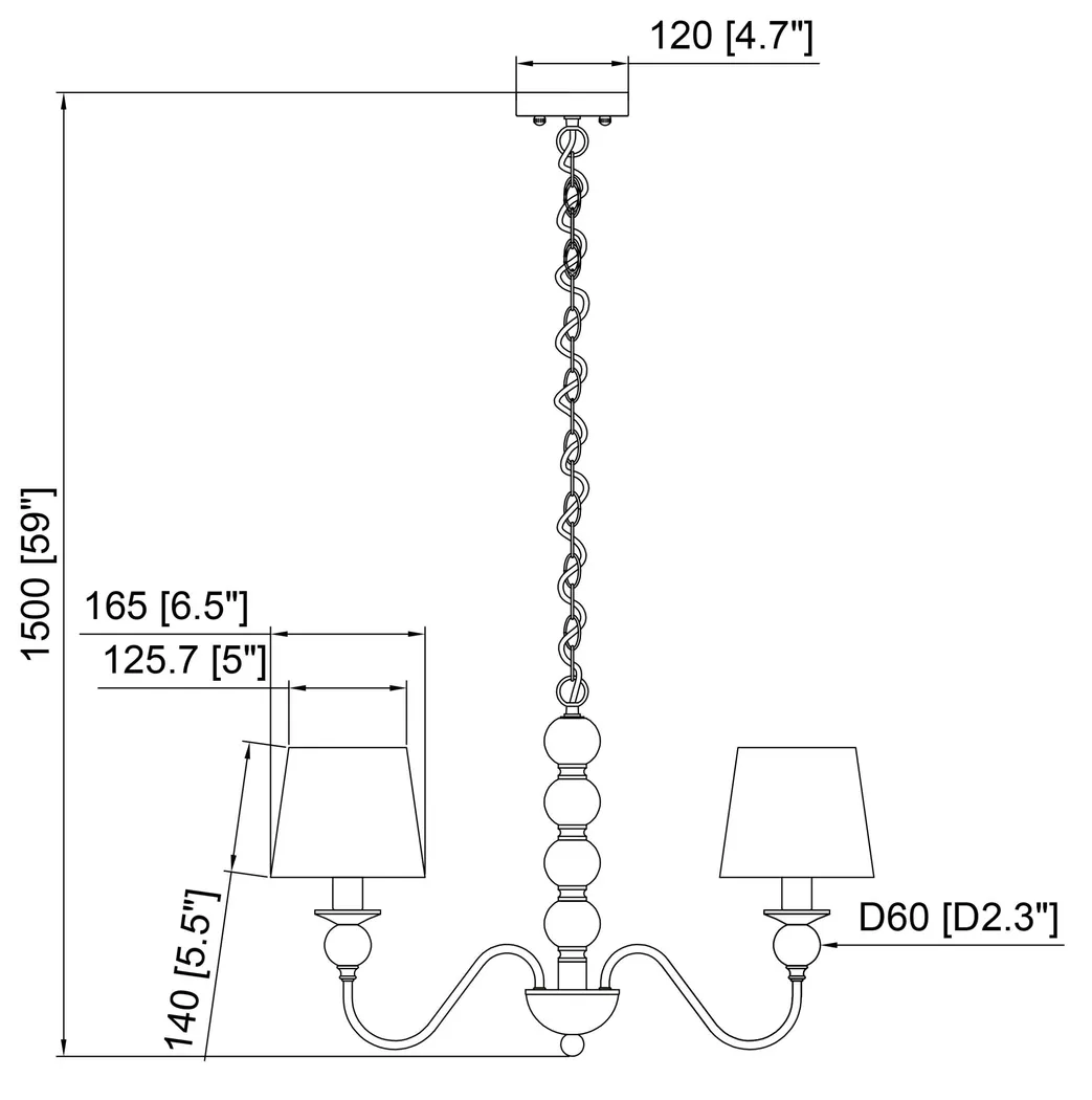 Harnor Estates Natural Chandelier - Thumbnail - Image 2