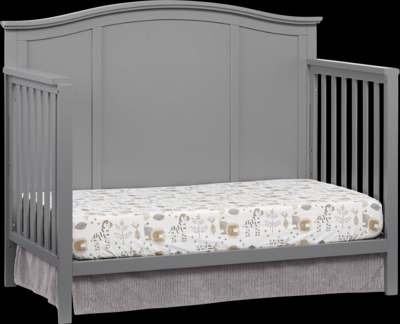 Harnsley Gray Convertible Crib - Thumbnail - Image 4