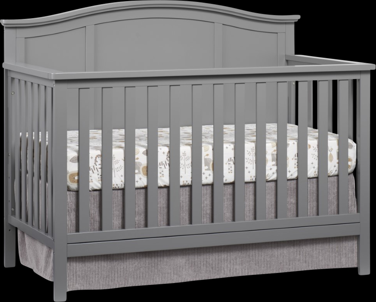 Harnsley Gray Convertible Crib - Thumbnail - Image 1