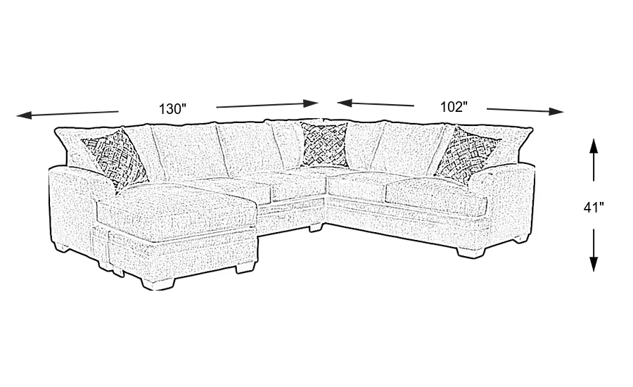 Dimension Image. Please refer to the Dimension Tab on this page for dimension details.