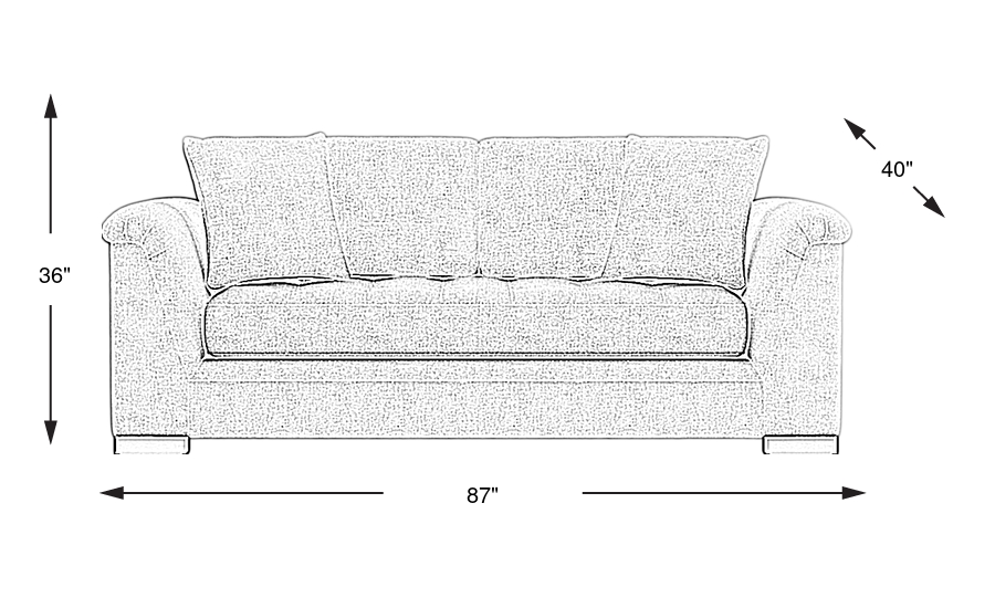 Dimension Image. Please refer to the Dimension Tab on this page for dimension details.